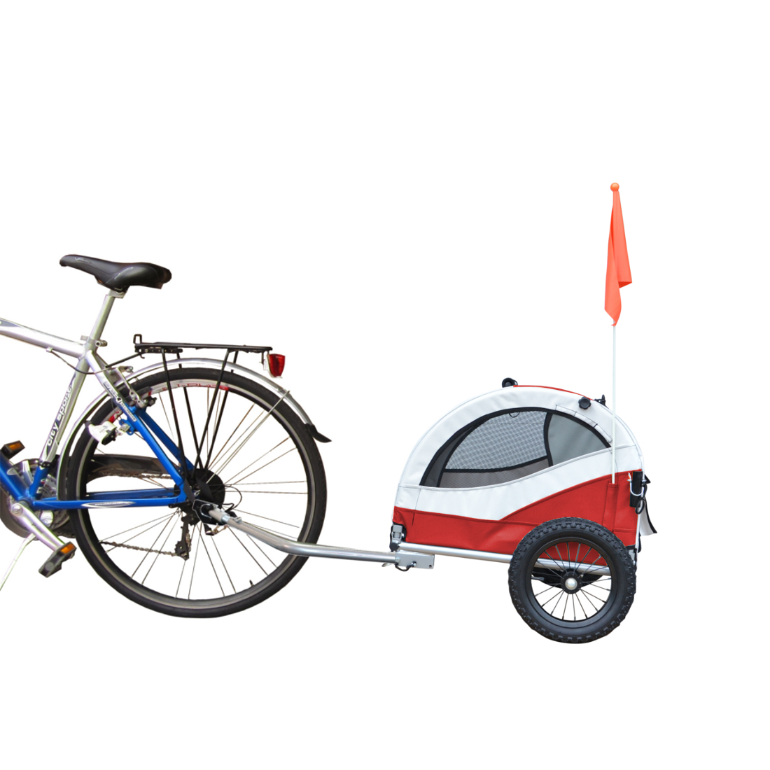 KUMA Remolque de bici bicicleta cochecito carrito para perro pequeño y  mascotas